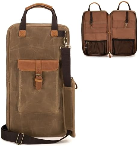 Amazon.com: Meinl Percussion Drumstick Bag — Vintage Hyde — for